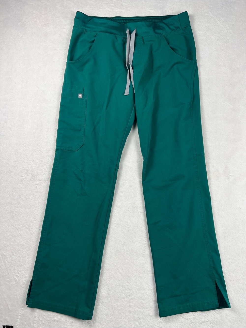 FIGS Technical Collection Scrub Pants Women’s Small Petite Hunter Green T21004P
